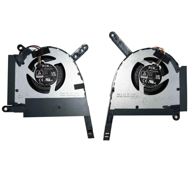 Alt view image 2 of 4 - New CPU+GPU Fan for ASUS TUF A16 Advantage Edition (2023) FA617NS, FA617NSR | for P/N: 13NR0EQ0M02011 13NR0EQ0M03011 (for AMD RX 7600S Graphics