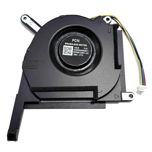 Alt view image 3 of 4 - New CPU+GPU Fan for ASUS TUF A16 Advantage Edition (2023) FA617NS, FA617NSR | for P/N: 13NR0EQ0M02011 13NR0EQ0M03011 (for AMD RX 7600S Graphics