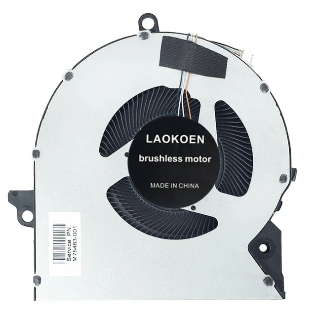 Alt view image 2 of 7 - LAOKOEN New Cooling Fans for HP OMEN 16-b 16-c RTX3050 3050Ti Series DC5V Fan 16-c0001dx TPN-Q265 Q267 M75483-001 M75485-001 EG750070S1-C680-S9A EG750070S1-C690-S9A,(NOT for RTX3060 RTX3070 DC12V Fan)