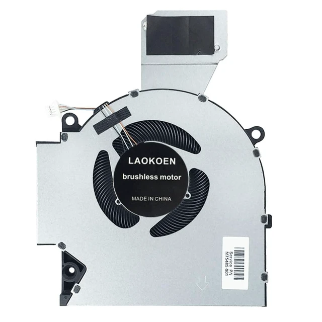 Alt view image 3 of 7 - LAOKOEN New Cooling Fans for HP OMEN 16-b 16-c RTX3050 3050Ti Series DC5V Fan 16-c0001dx TPN-Q265 Q267 M75483-001 M75485-001 EG750070S1-C680-S9A EG750070S1-C690-S9A,(NOT for RTX3060 RTX3070 DC12V Fan)