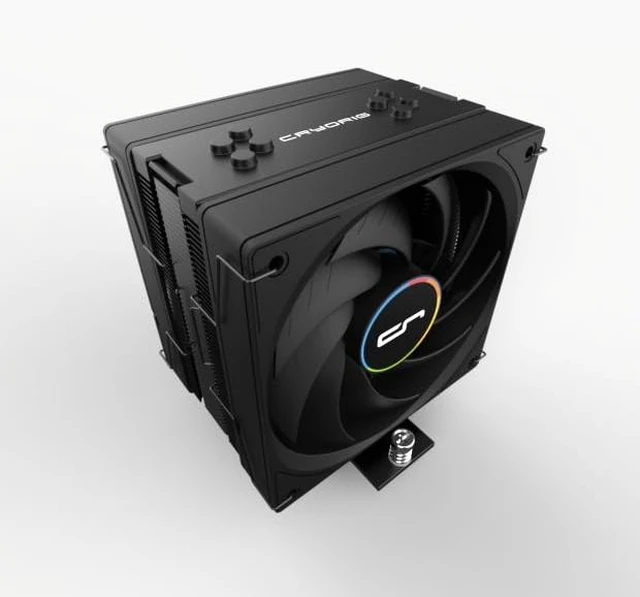 Main image of CRYORIG CR4S Plus Darkened Single-Tower AIR Cooler with Dual ARGB PWM 120MM Fan - AMD AM4/AM5 Intel LGA 1150/1200/1851/1700