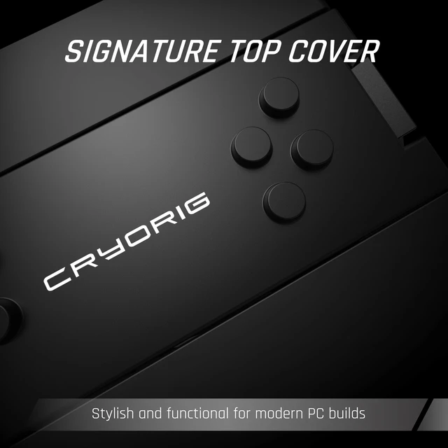 Alt view image 3 of 3 - CRYORIG CR4S Plus Darkened Single-Tower AIR Cooler with Dual ARGB PWM 120MM Fan - AMD AM4/AM5 Intel LGA 1150/1200/1851/1700