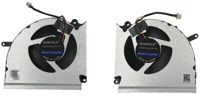 Main image of New Laptop CPU and gpu Cooling Fan for MSI 17S3 17S4 Vector 17 HX N552 N553 PABD1A010SHL PABD1A010SHR 12V DC