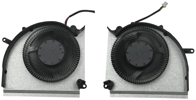 Alt view image 2 of 7 - New Laptop CPU and gpu Cooling Fan for MSI 17S3 17S4 Vector 17 HX N552 N553 PABD1A010SHL PABD1A010SHR 12V DC
