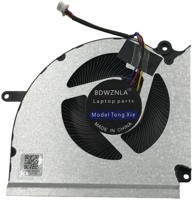Alt view image 5 of 7 - New Laptop CPU and gpu Cooling Fan for MSI 17S3 17S4 Vector 17 HX N552 N553 PABD1A010SHL PABD1A010SHR 12V DC