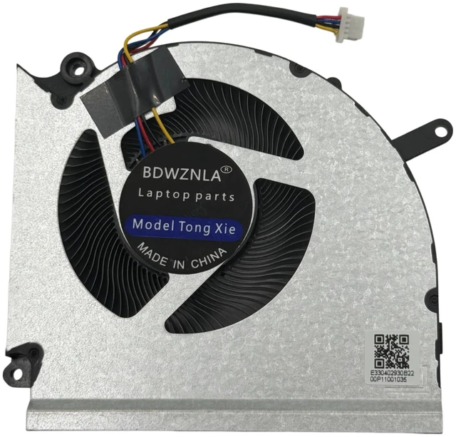 Alt view image 6 of 7 - New Laptop CPU and gpu Cooling Fan for MSI 17S3 17S4 Vector 17 HX N552 N553 PABD1A010SHL PABD1A010SHR 12V DC