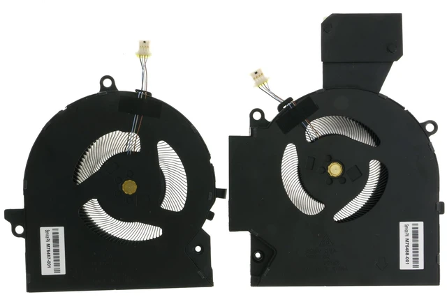 Main image of Replacement CPU & GPU Cooling Fan for HP OMEN 16-B 16-C TPN-Q265 TPN-Q267 Series M75487-001 M75488-001 ND8CC02-20K25 ND8CC02-20K26 Fan DC 12V 0.5A