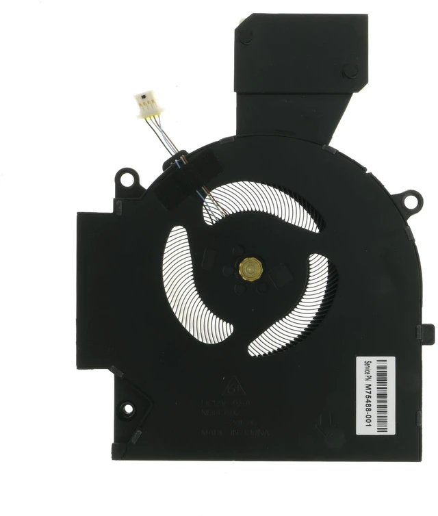 Alt view image 3 of 6 - Replacement CPU & GPU Cooling Fan for HP OMEN 16-B 16-C TPN-Q265 TPN-Q267 Series M75487-001 M75488-001 ND8CC02-20K25 ND8CC02-20K26 Fan DC 12V 0.5A