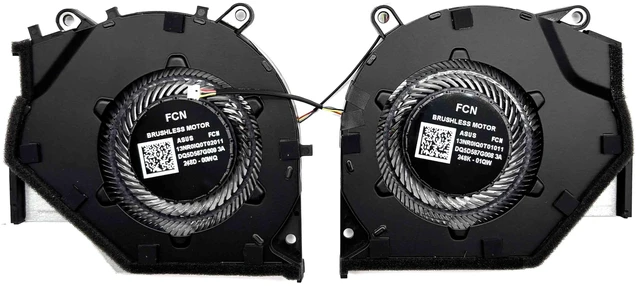Main image of BestParts New Genuine CPU + GPU Cooling Fan Replacement for ASUS 2024 ROG Zephyrus G16 GU605M (GU605MZ GU605MY), P/N: 13NR0IQ0T02011 13NR0IQ0T01011