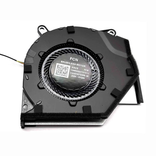 Alt view image 4 of 4 - BestParts New Genuine CPU + GPU Cooling Fan Replacement for ASUS 2024 ROG Zephyrus G16 GU605M (GU605MZ GU605MY), P/N: 13NR0IQ0T02011 13NR0IQ0T01011