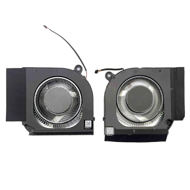 Alt view image 2 of 6 - BestParts New CPU+GPU Cooling Fan Replacement for ACER Predator Helios Neo 16/18 (PHN16-71 PHN18-71), P/N: 23.QLTN7.001 23.QLTN7.002 (AeroBlade Metal Fan Blades +ABS Fan Blades) 12v