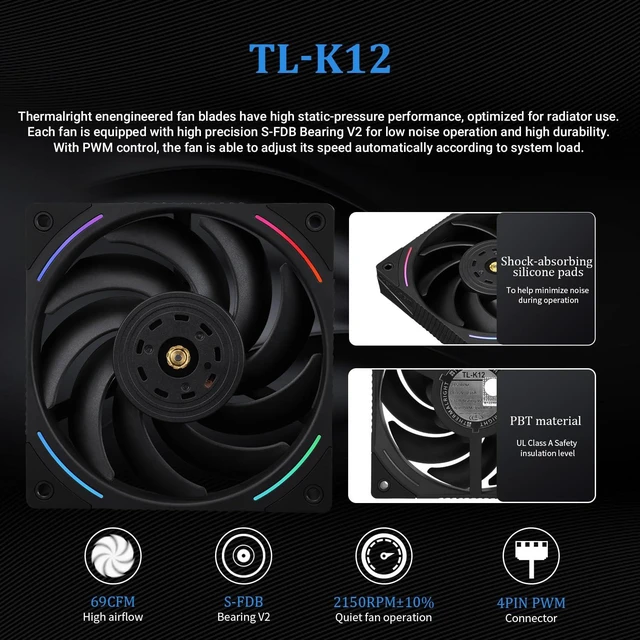 Alt view image 5 of 7 - Thermalright Mjolnir Vision 360 ARGB Black-AIO CPU Liquid Cooler,IPS LCD Screen with 320 * 240 Resolution,for AM4/AM5 and LGA1700/1851,3.5 inchMagnet-Absorbent LCD Screen for Images