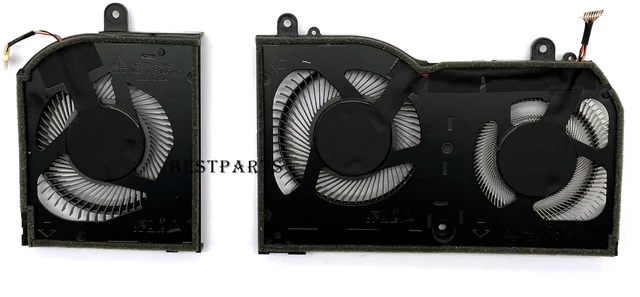 Alt view image 2 of 7 - BestParts New Genuine CPU+GPU Fan Replacement for ACER Predator Triton 500 SE (PT516-51S, PT516-52S), P/N: ND75C50-20M03, ND75C77-20M04 (for Core i7 Processor Series)