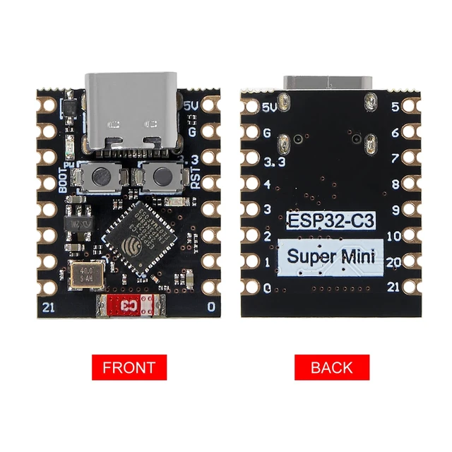 Alt view image 2 of 7 - ESP32 C3 Mini WiFi Bluetooth 160MHz 2.4GHz Wi-Fi & Bluetooth 5.0 Super Mini for Arduino (10pcs)