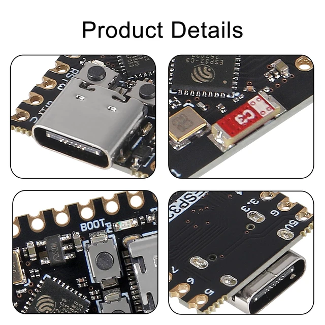 Alt view image 3 of 7 - ESP32 C3 Mini WiFi Bluetooth 160MHz 2.4GHz Wi-Fi & Bluetooth 5.0 Super Mini for Arduino (10pcs)