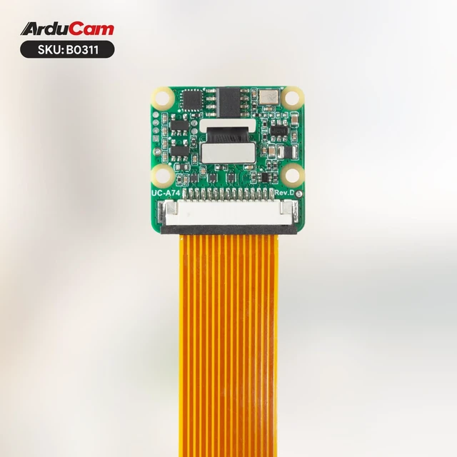 Alt view image 5 of 7 - Arducam for Raspberry Pi Camera Module 3 Wide, 120°(D) IMX708 Autofocus Pi Camera V3, 15cm 15-22 Pin FFC Cable