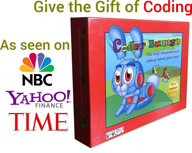 Alt view image 2 of 6 - Coder Bunnyz - The Most Comprehensive STEM Coding Board Game Ever! Learn All the Concepts You Ever Need in Computer Programming in a Fun Adventure. Featured at TIME, NBC, Sony, Google, Maker Faires!