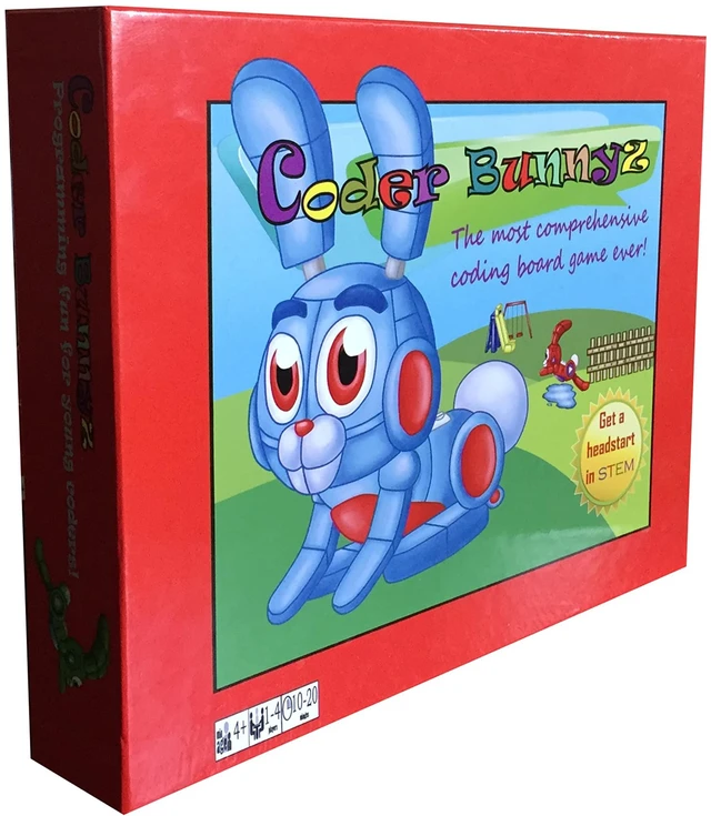 Main image of Coder Bunnyz - The Most Comprehensive STEM Coding Board Game Ever! Learn All the Concepts You Ever Need in Computer Programming in a Fun Adventure. Featured at TIME, NBC, Sony, Google, Maker Faires!