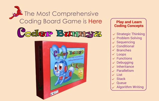 Alt view image 3 of 6 - Coder Bunnyz - The Most Comprehensive STEM Coding Board Game Ever! Learn All the Concepts You Ever Need in Computer Programming in a Fun Adventure. Featured at TIME, NBC, Sony, Google, Maker Faires!
