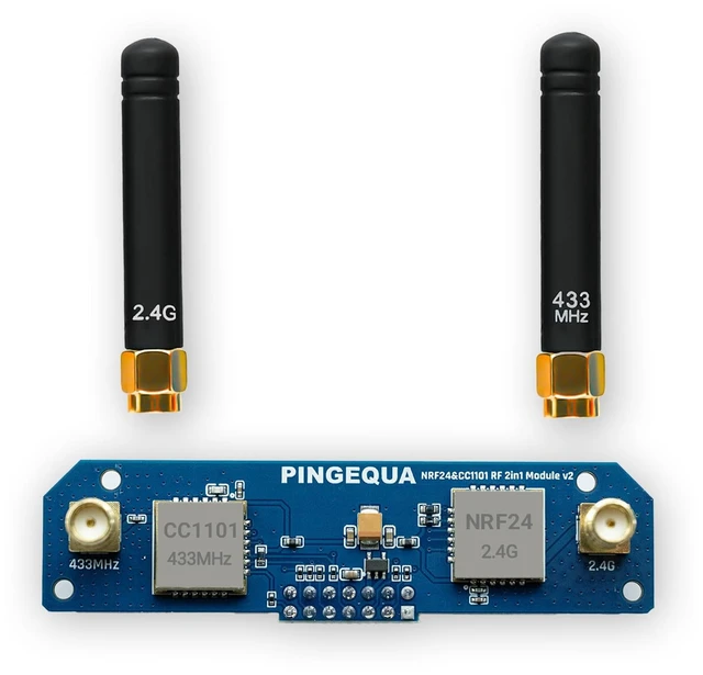 Main image of PINGEQUA Hydra RF Cap 424 Module for M5Stack Cardputer ADV, Dual Band 2-in-1 Board, Auto Switching, Stable Power, SPI/GPIO Protection (Setup Required)