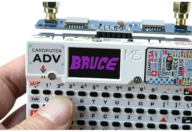 Alt view image 3 of 7 - PINGEQUA Hydra RF Cap 424 Module for M5Stack Cardputer ADV, Dual Band 2-in-1 Board, Auto Switching, Stable Power, SPI/GPIO Protection (Setup Required)