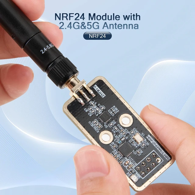 Alt view image 4 of 6 - GEEKEYES CC1101 & NRF24 Module with 940nm Infrared, 433MHz & 2.4G Antenna | New ENIG Immersion Gold PCB Design for Flipper Zero,Plug-and-Play,Upgraded 940nm Infrared,3D Printed Protective Case