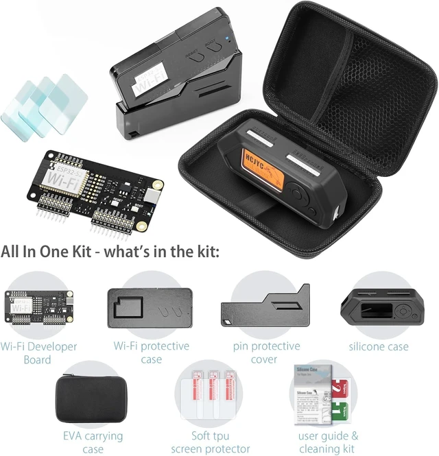 Alt view image 2 of 7 - Wi-Fi Developer Board for Flipper Zero - All-in-One Complete Starter Kit with Full Protection (New Black)