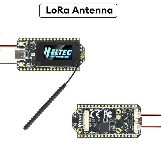Alt view image 5 of 7 - ESP32 LoRa V4 Development Board,Upgraded 863-928 MHz 16MB Flash ESP32-S3 SX1262 LoRa Module WiFi Bluetooth,Supports GPS,Solar for IOT Meshtastic Arduin0, 2-Pack