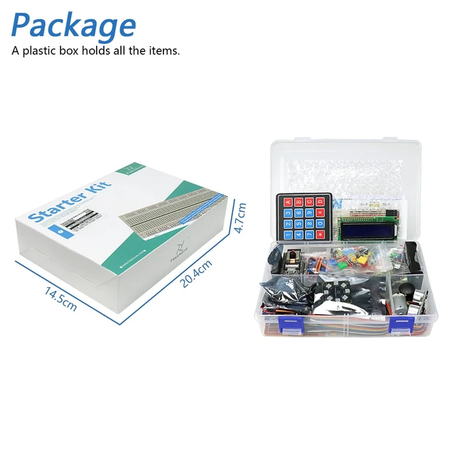 Alt view image 7 of 7 - Freenove ESP32 Kit ESP32-S3 Camera Board Ultimate Starter Kit | 240 MHz 32-bit Dual-core, USB-OTG Camera WiFi+BT, Python C Java Code, 828-Page Tutorial, 121 Projects, 243 Items