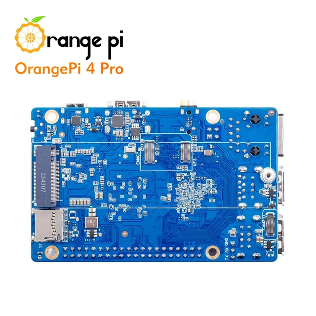 Alt view image 3 of 7 - Orange Pi 4 Pro 4GB LPDDR5 8 Core 64 Bit Single Board Computer, 3TOPS AI NPU Allwinner A733 WiFi 6 & Bluetooth 5.4 Frequency 2.0GHz Mini PC Run Android, Linux, Orange Pi OS