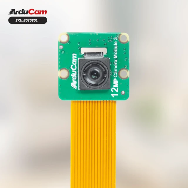 Alt view image 6 of 7 - Arducam for Raspberry Pi Camera Module 3, 12MP IMX708 75°(D) Fixed Focus Pi Camera V3, for Raspberry Pi 5/4B/3B+, Zero