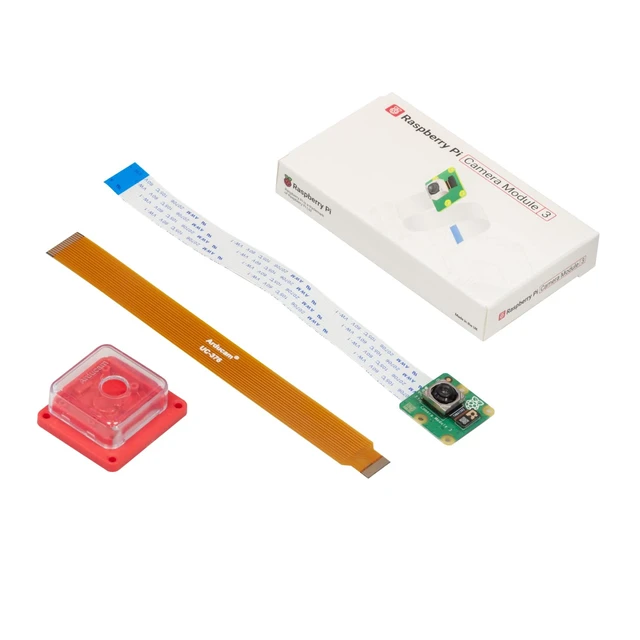 Alt view image 2 of 6 - Arducam for Raspberry Pi Camera Module 3, 12MP IMX708 75°(D) Autofocus Pi Camera V3 with Acrylic Case, 15-22pin FFC Cable