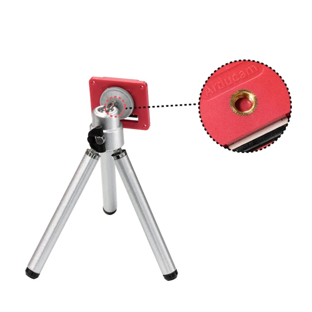 Alt view image 6 of 6 - Arducam for Raspberry Pi Camera Module 3, 12MP IMX708 75°(D) Autofocus Pi Camera V3 with Acrylic Case, 15-22pin FFC Cable