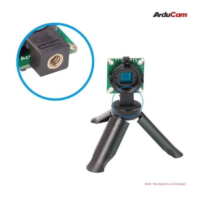 Alt view image 5 of 6 - Arducam for Raspberry Pi HQ Camera, 12.3MP IMX477 High Sensitivity CMOS Pi 5 Camera, Comes with C-CS Adapter and Tripod Mount for RPI 4 Model B/3/3B+/Zero 2W