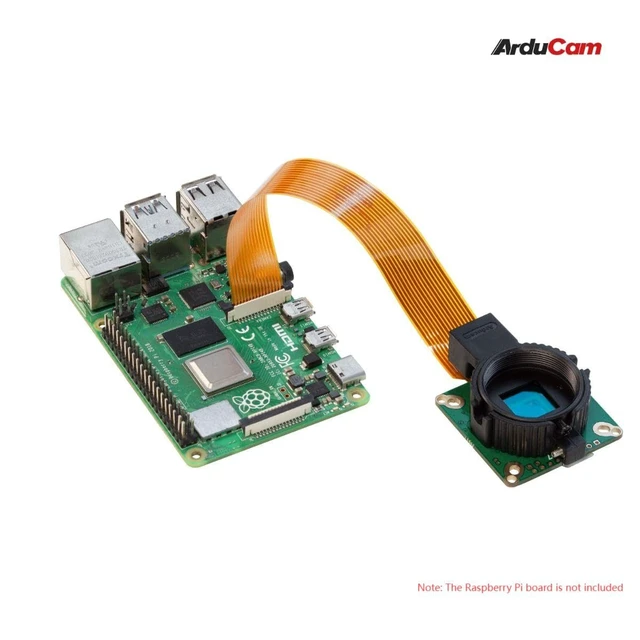 Alt view image 4 of 6 - Arducam for Raspberry Pi HQ Camera, 12.3MP IMX477 High Sensitivity CMOS Pi 5 Camera, Comes with C-CS Adapter and Tripod Mount for RPI 4 Model B/3/3B+/Zero 2W