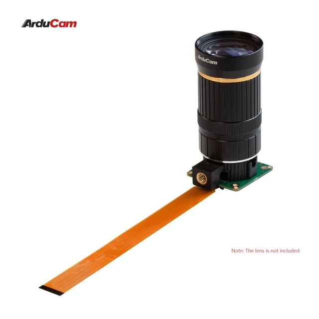Alt view image 6 of 6 - Arducam for Raspberry Pi HQ Camera, 12.3MP IMX477 High Sensitivity CMOS Pi 5 Camera, Comes with C-CS Adapter and Tripod Mount for RPI 4 Model B/3/3B+/Zero 2W
