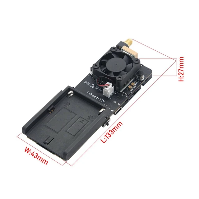 Alt view image 6 of 7 - LILYGO T-Beam 1W ESP32-S3 GPS LoRa TTGO Development Board | 915MHZ,1.3 SH1106 OLED