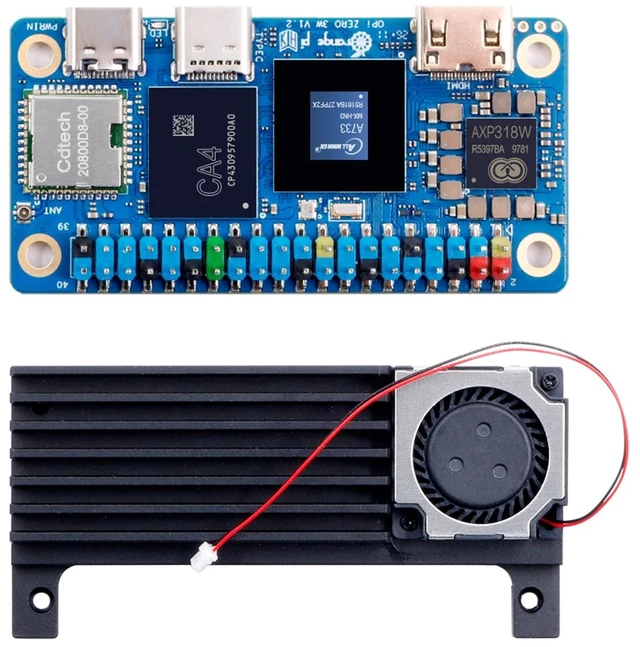 Main image of OrangePi Zero3W 4GB LPDDR5 AllWinner A733 Octa-core Single Board Computer with 3 Tops NPU, WiFi 6.0/Bluetooth 5.4, Development Board Run Linux/Debian/Ubuntu/Android(4GB)