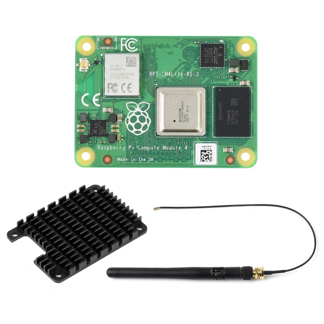 Main image of Waveshare Raspberry Pi Compute Module 4 The Power of Raspberry Pi 4 in A Compact Form Factor 2GB RAM 0GB (Lite) eMMC Flash with WiFi