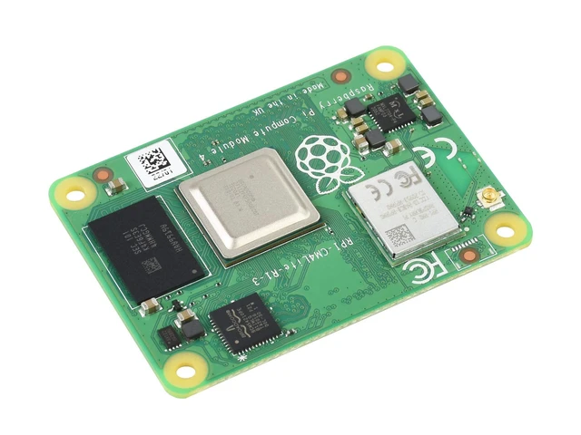 Alt view image 3 of 5 - Waveshare Raspberry Pi Compute Module 4 The Power of Raspberry Pi 4 in A Compact Form Factor 2GB RAM 0GB (Lite) eMMC Flash with WiFi