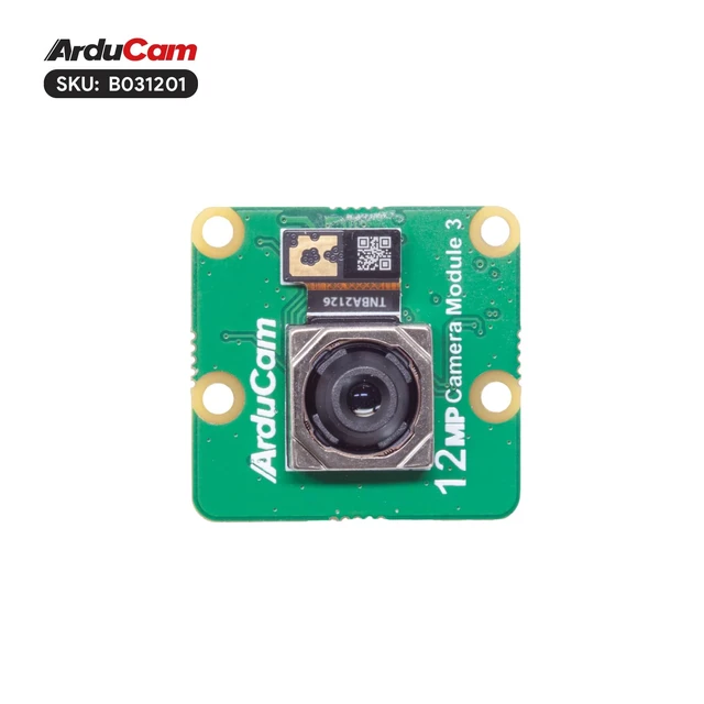 Alt view image 3 of 7 - Arducam for Raspberry Pi Camera Module 3, 12MP IMX708 75°(D) Autofocus Noir Pi Camera V3