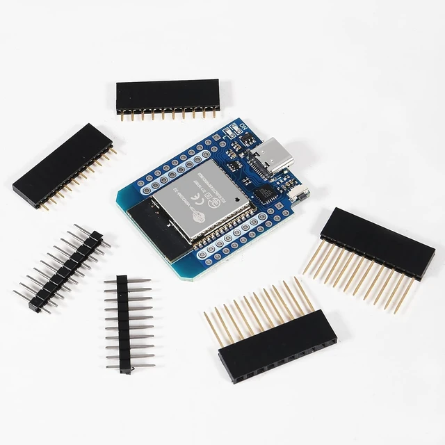 Alt view image 7 of 7 - Type-C D1 Mini NodeMCU ESP32 WLAN WiFi Bluetooth IoT Development Board 5V Compatible for Arduino (5pcs Type-C)