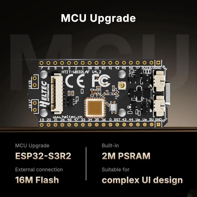 Alt view image 2 of 7 - V4 ESP32 LoRa Development Board Without OLED ESP32-S3 27dBm High Power SX1262 Chip for Meshtastic Devices Arduino LoRaWAN WiFi IoT Wireless Communication Lora Module Standard no presoldered