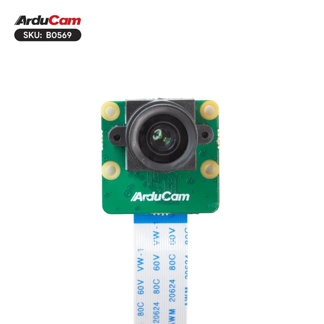 Alt view image 3 of 7 - Arducam for Raspberry Pi Camera, 4K IMX415 Low Light Camera Module with M12 Lens, 15-15pin, 15-22pin Ribbon Cable Included