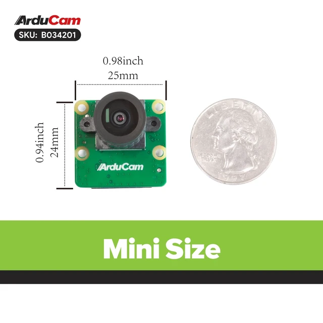 Alt view image 3 of 7 - Arducam 8MP IMX219 Autofocus Camera Module, 160°(D) Wide Angle Camera for NVIDIA Orin Nano/Orin NX/AGX Orin