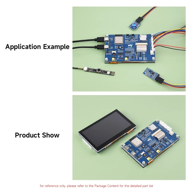 Alt view image 7 of 7 - Waveshare ESP32-S3 4.3inch Capacitive Touch Display Development Board, 800×480, 5-Point Touch, 32-Bit LX7 Dual-Core Processor, Up to 240MHz Frequency, with Onboard Antenna