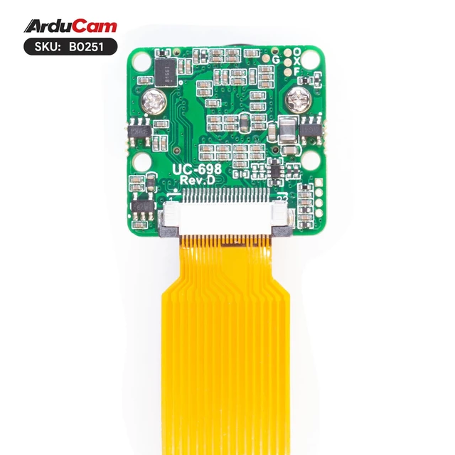 Alt view image 3 of 5 - Arducam Mini 12.3MP HQ Camera Compatible with Nvidia Jetson Board, 1/2.3 Inch IMX477 Camera Module with M12 Mount Lens