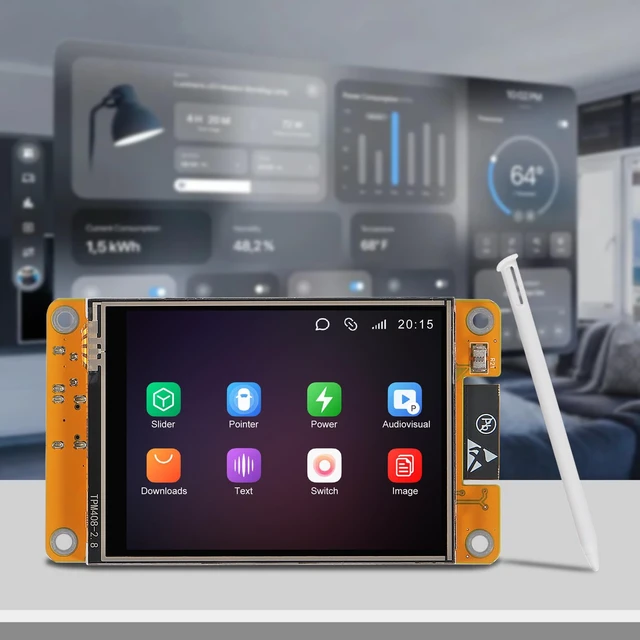 Alt view image 6 of 6 - ESP32 Touchscreen 2.8inch TFT LCD Display ILI9341 Resistive Touch Module ESP32-2432S028R Bluetooth WiFi Dual Core Development Board 240 * 320 for Arduino (4pcs)