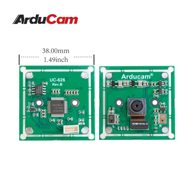 Alt view image 3 of 7 - Arducam 8MP 1080P USB Camera Module for Raspberry Pi, 1/4 CMOS IMX219 Mini UVC USB2.0 Webcam Board with 1.64ft/0.5m USB Cable for Windows, Linux, Android and Mac OS