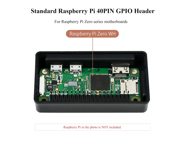 Alt view image 5 of 7 - 2.13inch Touch e-Paper Display with ABS Case for Raspberry Pi Zero 2 W/Raspberry Pi Zero/Pi Zero W/Pi Zero WH, 250x122 Pixels E-Ink, Paper-Like Effect Support Partial Refresh